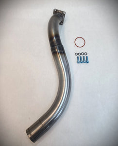 Curved Big Valve Exhaust Pipe