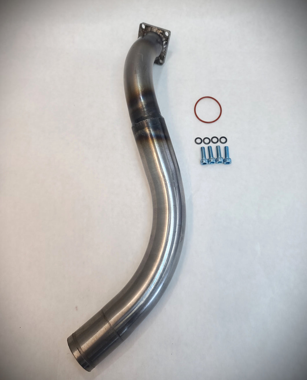Curved Big Valve Exhaust Pipe
